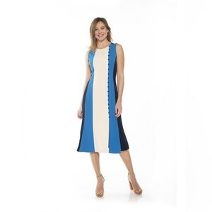 NWT Alexia Admor Women's Anna Color Block Dress Sz M